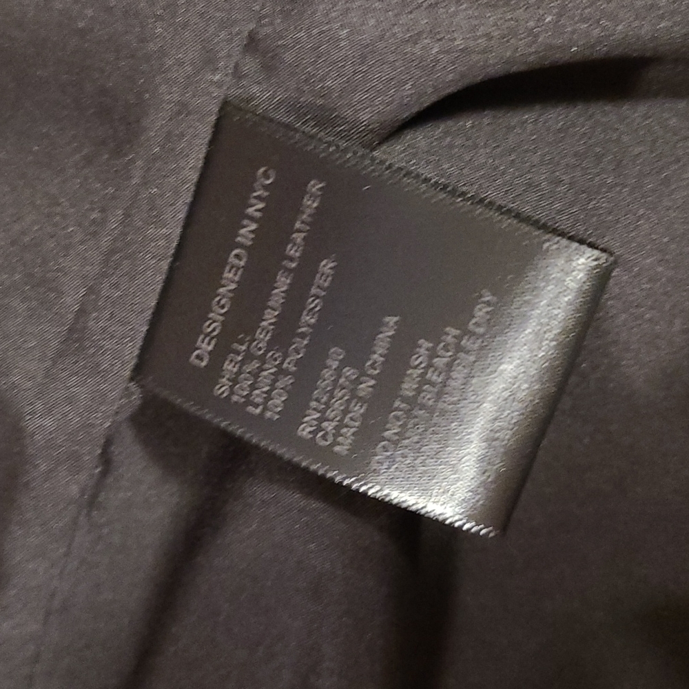 Intermix Leather Jacket - Picture 7 of 7